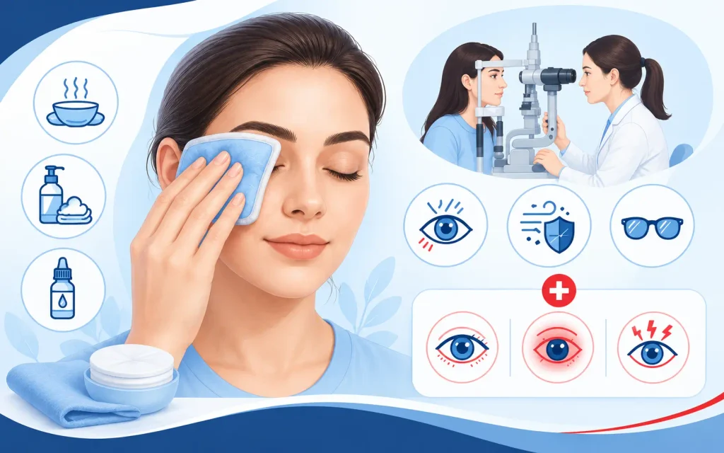 Managing blepharitis