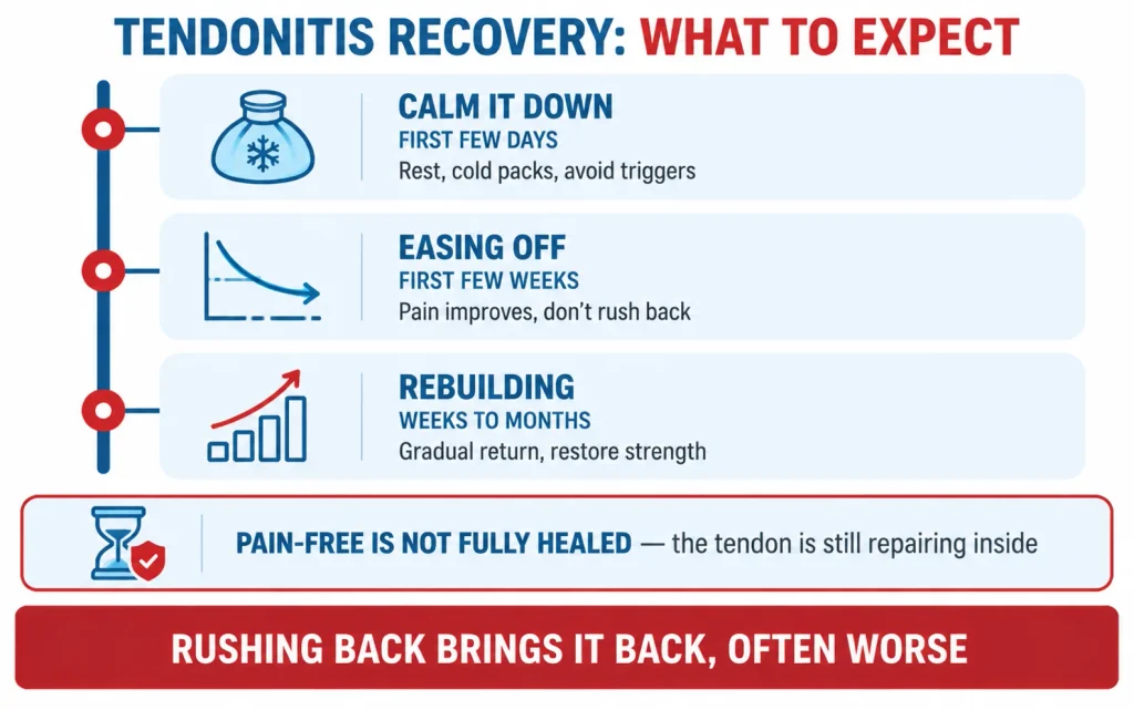 Tendonitis recovery timeline