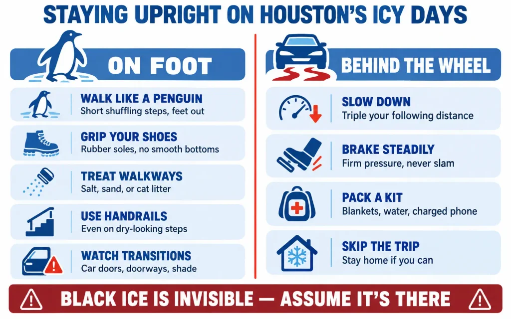 Winter safety tips in Houston Heights